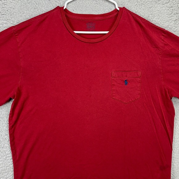 Polo Ralph Lauren T-Shirt Tee Mens XL Red Short Sleeve Crew Neck Pony Outdoor - Picture 1 of 12